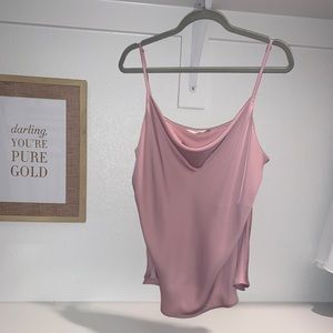 LOFT Pink Scoop Tank (NEVER WORN)